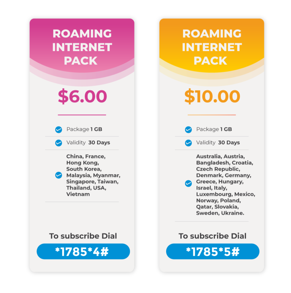 comment recharger internet iam roaming